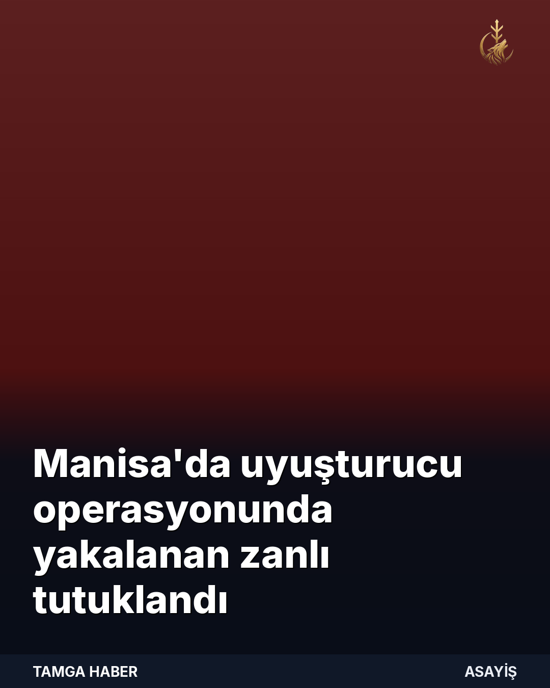 Manisa'da uyuşturucu operasyonunda yakalanan zanlı tutuklandı